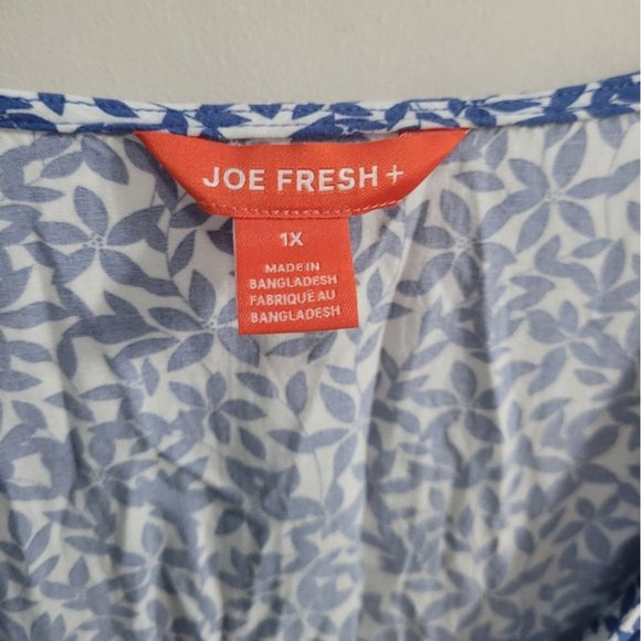 1X Joe Fresh Floral High-Low Dress - Picture 2 of 6